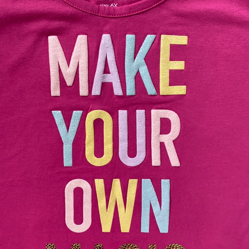 Epic Threads | Bright Pink Girl Top | 6X - Picture 3 of 7